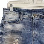BLANK NYC  Acid Wash Paint Splatter Denim Shorts 28 Photo 3