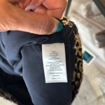 Talbots Canvas Cotton Animal Print Skirt Tan Black office date night size 10P Photo 10