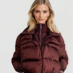 Poster Girl Dolls Kill X Women's Brown Puffer Jacket Photo 1