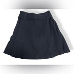 Anthropologie‎ by Hazel Pleated Tie Pockets Navy Skirt Size Medium Schoolgirl Blue Photo 1