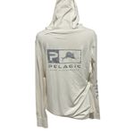Pelagic Women's White High Performance Hoodie 50 + SPF Great Condition Worn Once Photo 4