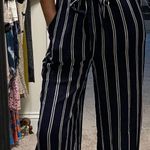 Blue Striped Jumpsuit Photo 0