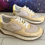 Madewell Kickoff Trainers White Gray Suede Canvas Sneakers Women’s Sz 5 MWL Photo 0