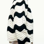 ZARA nwt chenille knitted striped turtleneck sweater top Photo 4