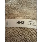 Mango MNG Women's Beige Tan Sleeveless Knit V-Neck Cami Camisole Tank Top Size L Photo 2