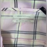 Urban Outfitters  Cher Pink Plaid Maxi Slip Dress Black Lace Size Medium Photo 12