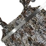 Sea New York Lana Animal Print Smocked Dress Size L Photo 9