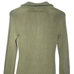 Song of Style Olive Green Knit Mini Dress Long Sleeve Full Zip Up Sz S Photo 8