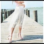 Moon Collection  tulle floral embroidered skirt sz M/L Photo 2