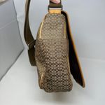 Coach Signature Canvas Leather Diaper Messenger Bag Brown F77004 Photo 5