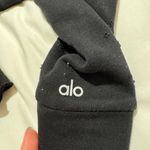Alo Yoga Distressed Cropped Sweatshirt Photo 3