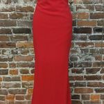 Betsy and Adam Formal Evening Gown Women's 4 Red Special Occasion Dress Party Photo 2