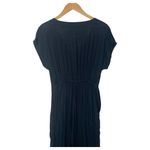 Abercrombie & Fitch Abercrombie Fitch Jumpsuit Womens XS Lightweight V Neck Short Sleeve Pockets Blk Photo 9