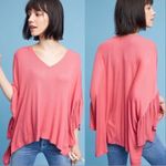 Akemi + Kin Anthropologie  Capa Fluttered Tunic in Pink Women’s Sz M/L Oversized Photo 1