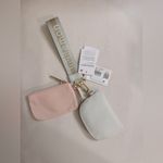 Lululemon NWT Dual Pouch Wristlet Vapor Gold White Photo 7