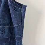 Foxiedox Blue Maisie Lace Velvet Trim MIDI Dress NWT 14 Photo 5