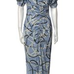 Cult Gaia NWOT   Blue Patterned Dress Photo 3