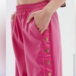 NWOT! Bright pink faux leather pants, size small Photo 2