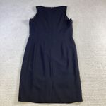 Liz Claiborne Classics Black Sleeveless‎ Sheath Dress Size 12 Workwear Midi Photo 1