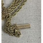 Kendra Scott Rayne Long Pendant 30+ " Necklace Gray Mother Of Pearl Goldtone Photo 4