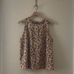 A New Day  Leopard Animal Print Sleeveless Cami Tank Top Size L Photo 1