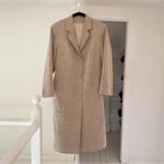 Wallen Tailor Co. Suede Trench Coat Tan Size M Photo 4
