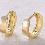 gold huggies，permanent jewelry Photo 1