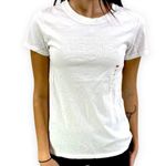 Levi's White Cotton Sequin Logo Short Sleeve Crewneck T-shirt Photo 0