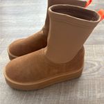 Dream Paris DREAM PAIRS FuzzyChic Sock-Top Platform Mid-calf Snow Boots Photo 6