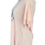 Betsey Johnson  Pink Skull Butterfly Graphic T-Shirt Size 1X Photo 3