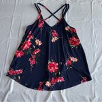 PaperMoon  Blue and Red‎ floral Camisole Photo 0