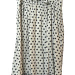 Splendid  Tie Front Polka Dot Summer Dress Womens M Smocked Babydoll Modest Photo 0