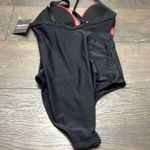 Donatella Sport Women’s Small Red Black One Piece Swim New Photo 5