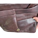 Chocolate Brown Leather Crossbody Bag Quiet Luxury Artisan Made in India Photo 4