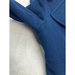 VIA SPIGA Women Double Breasted Wool Blend Navy Blue Long Coat Size 12 Photo 5