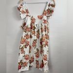 70/21  Floral babydoll mini dress Medium Photo 3