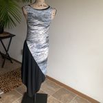 Suki + Solaine Dress Abstract Design Asymmetrical Hem XS Photo 7