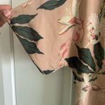 Babaton Aritzia  Pink Green Floral Wrap Dress S Photo 4