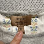 Anthropologie x Kachel Mixed Media Pullover Sweater Wool Blend Size 6 EUC Photo 1