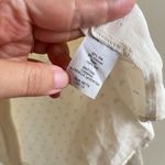 Madewell  Silk Pleated Pintuck Tank Top in‎ Pearl Womens Sz XS Blouse Embroidered Photo 3