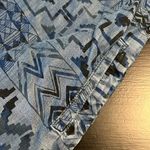 PHILOSOPHY Womens sz M Blue Denim TENCEL Shirt Dress/Tunic Pockets Aztec Tribal Size M Photo 3