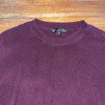 Athleta  Burgundy Crewneck Ribbed Sweater   Photo 3