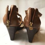 Etienne Aigner Brown Wedges Sandals Photo 4