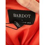 Bardot  Lucielle Faux Wrap Satin‎ Dress in Orange Size Large Photo 5