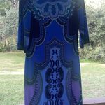Donna Morgan  paisley print dress long sleeve size 8 Photo 1