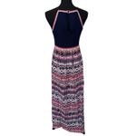 THML  Crochet Top Maxi Dress Size Medium Sleeveless Summer Resort‎ Wear Festival Photo 3