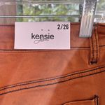 Kensie Jeans Denim Mini Skirt Color Saffron Size 2. NEW Photo 3