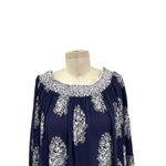 Faithfull the Brand  Mali Dress‎ in Devani Print Navy Blue Size US 6 Photo 3