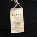 Lunya Womens Nightgown Long Sleeve V Neck Black L Size L Photo 3