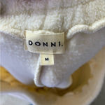 Donni white vintage fleece jogger size medium athleisure loungewear Photo 6